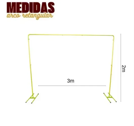 Suporte Desmontavel Painel Festa 3x2 , Balões Cortinas Arco Decoração Eventos