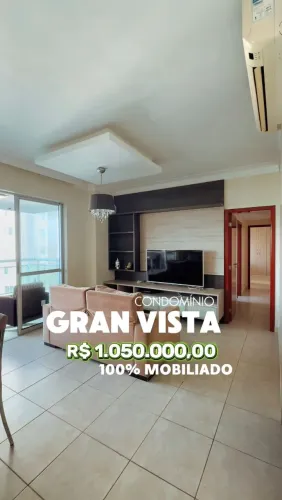 GRAN VISTA, Ponta Negra. 100% mobiliado, 117m², 4qts/1ste e 2 vgs
