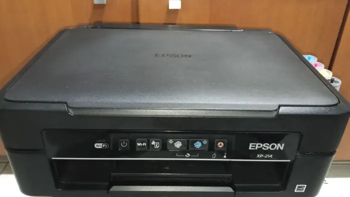 Impressora Epson XP214 Multifuncional Com Bulk Ótimo Estado Detalhes Zn SP Pode Retirar