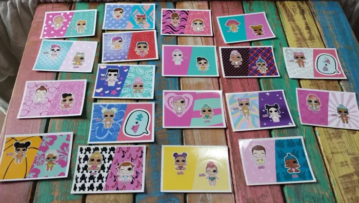 Figurinhas Lol surprise 2018 (Lil sisters)