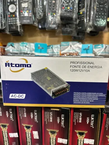 Fonte chaveada 120W 12V 10A