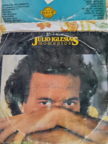 Disco de vinil Julio Iglesias momentos