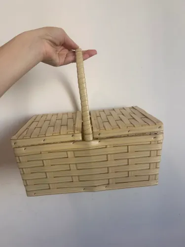 CESTA DE PIQUENIQUE LINDA E NOVA 