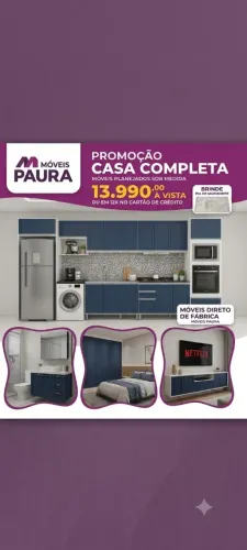 Apartamento completo móveis