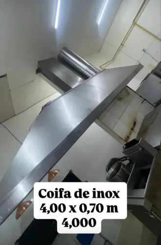 Coifa inox 4 metros