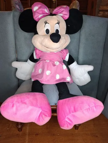Pelúcia Minnie Rosa GIGANTE 70cm