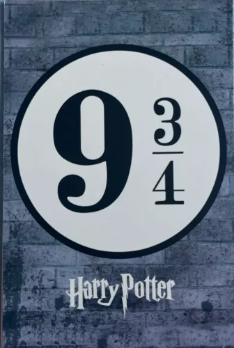 Placa decorativa de Harry Potter