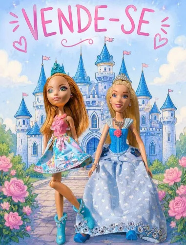 Boneca Cinderela e Ashlynn Ever after high