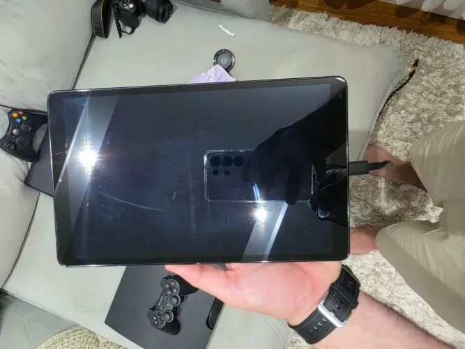Tablet Samsung A (SM-T510) de 10.1 polegadas - muito novo