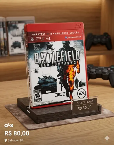 JOGO PS3 - BATTLE FIELD BAD COMPANY 2