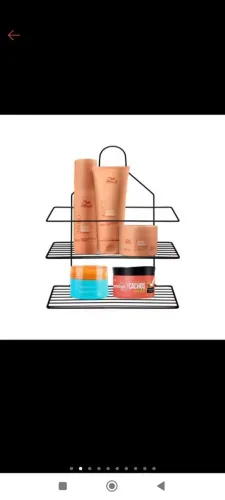 Suporte Aramado para shampoo 