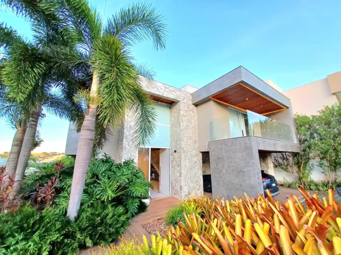 CASA ALPHAVILLE 2 - 436M² - 5 SUÍTES - ALTO LUXO - FINO ACABAMENTO - PORTEIRA FECHADA