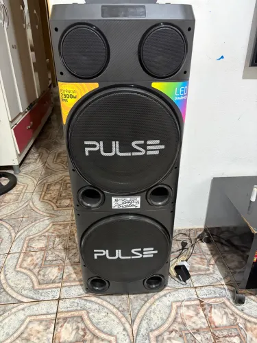 ? Caixa de Som Pulse SP508 2300W RMS - Apenas