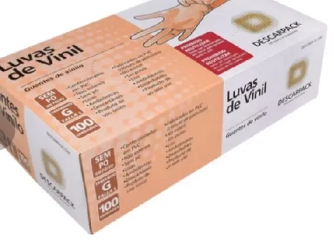 Luvas de Vinil sem po
