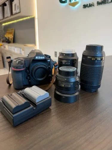 Nikon D850 + Kit de Lentes | Câmera Profissional Full Frame