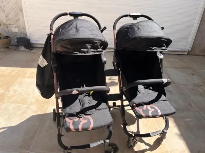 Carrinho de bebê para gêmeos - Galzerano Duolee Duo