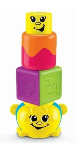 Fisher Price Mattel - Blocos De Empilhar Abelha Divertida