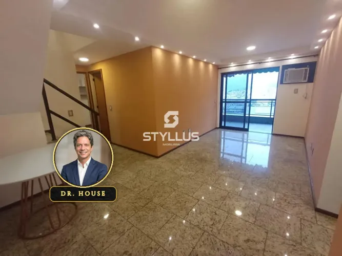 Cobertura Duplex Espetacular de 164m² com 4 Quartos (1 Suíte), Terraço com Piscina e 3 Vag