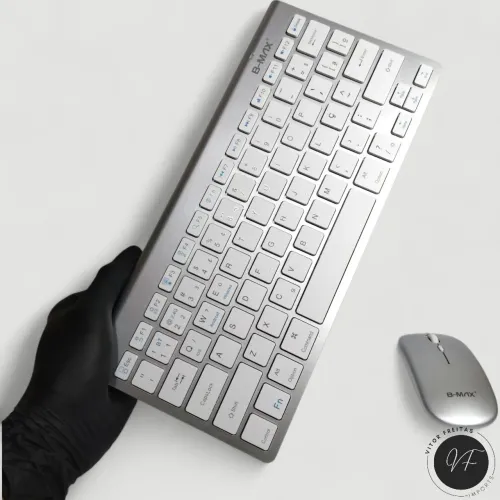 Kit Teclado e Mouse sem fio | Entrega Grátis em VCA 