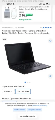 Notbook Dell 