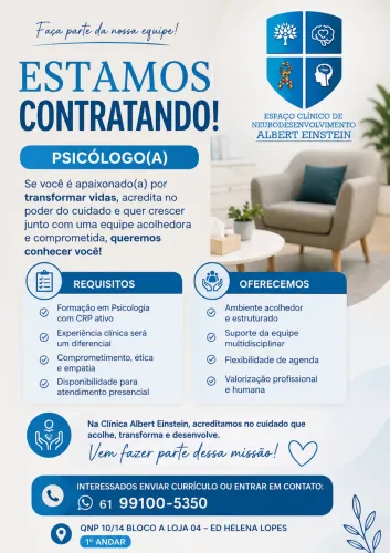 Contrata-se Psicologo(a)