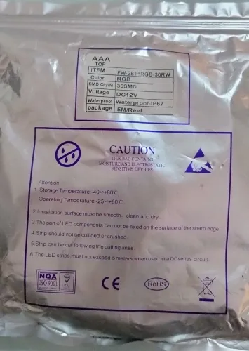 Fita de led RGB sem controlador 