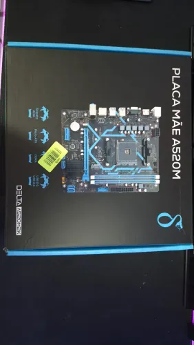 KIT PLACA MÃE AM4 E PROCESSADOR RYZEN 5 5500N