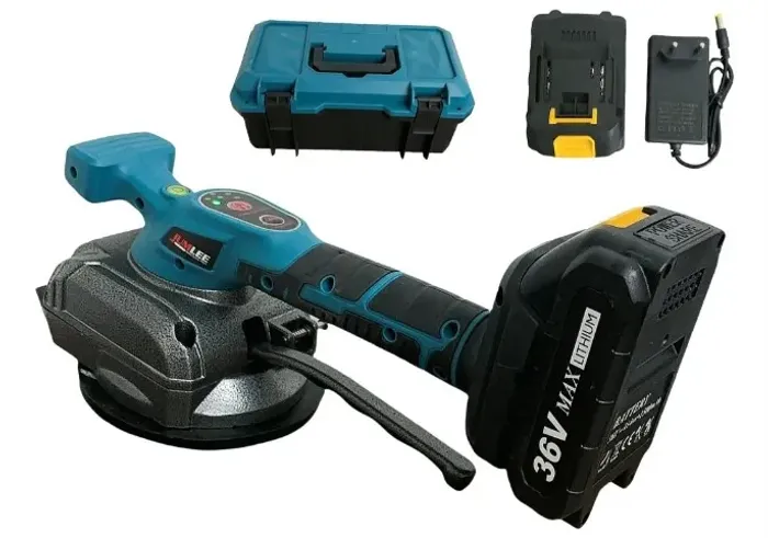 Máquina para assentar piso a bateria com ventosa