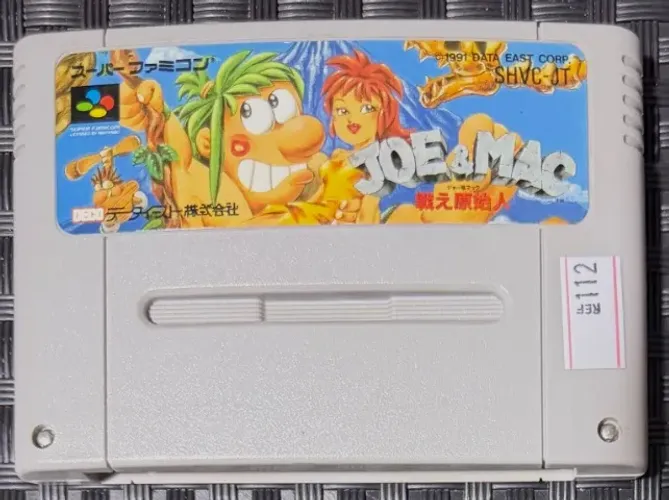 Joe & Mac Original SNES SFC Super Famicom