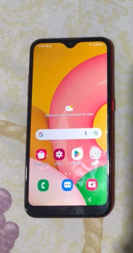 Celular Samsung A01 32GB/2GB RAM - Sem Carregador