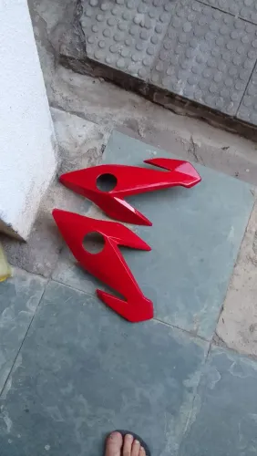 Caneragem do farol cg Titan vermelho Marrakesh 