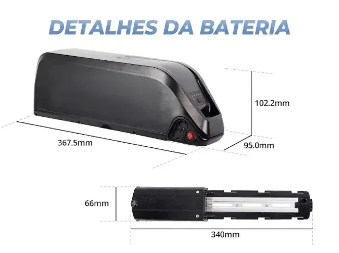 Bateria Lítio Bicicleta Scooter Brasil 48v 20ah
