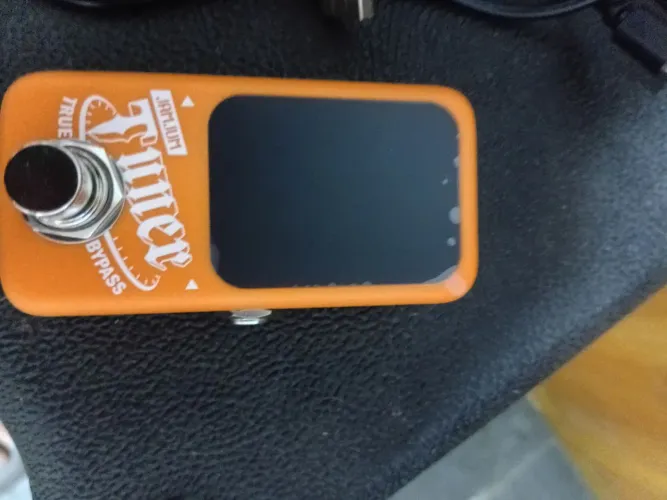 Pedal mini afiinador pra guitarra JAMJUM zerado
