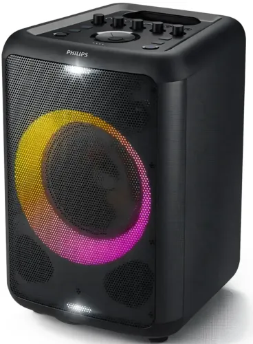 Caixa de Som Bluetooth Philips Party Speaker TAX3208/78 800W RMS - Com LED e Bateria