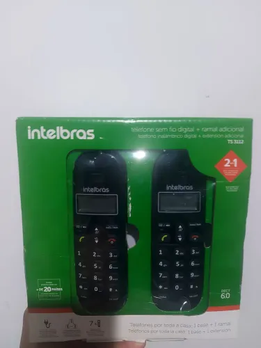 PAR DE TELEFONE SEM FIO DIGITAL NA PROMOÇÃO!