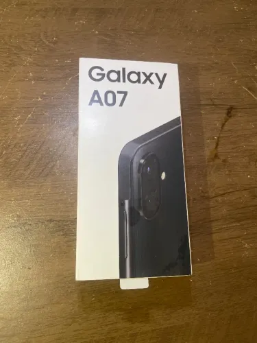 Smartphone Samsung A07 256GB Preto 8GB RAM Tela 6,7 Câm.Dupla + Selfie 8MP