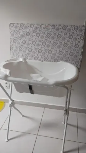 Banheira com trocador