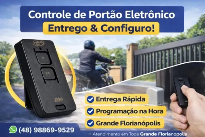 Controle de Portão PPA - Entrego e Configuro na Hora