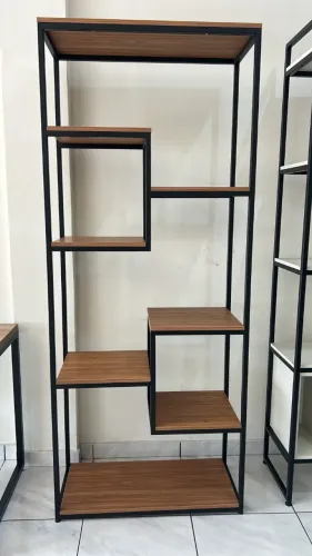 Estante 80x35 196 de altura Material 100% MDF Metalon em pintura eletrostática