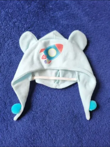 touca chapéu para boneca bebê reborn usada em ótimo estado de conservação