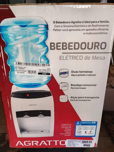 Bebedouro elétrico novo 