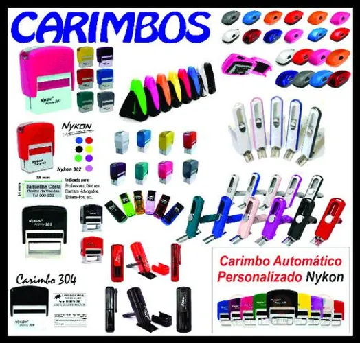 Carimbos a partir de R$ 25,00