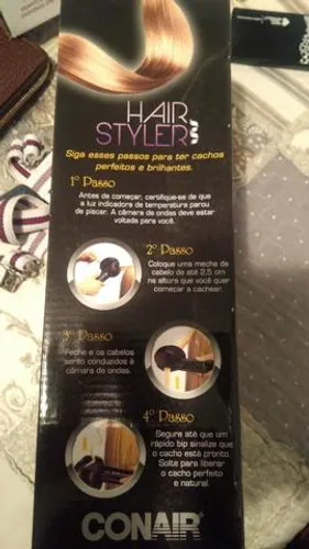 Escova modeladora de cachos polishop hair styler