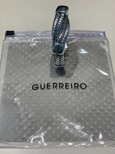 Guerreiro - Pulseira Nó de Prata + Couro