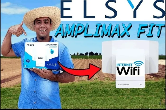 Internet em zona Rural com o Amplimax FIT.