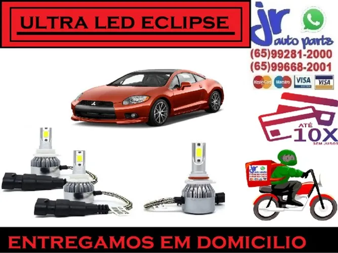 Lampada Ultra LED (Milha)Eclipse 6000K 12V 24V