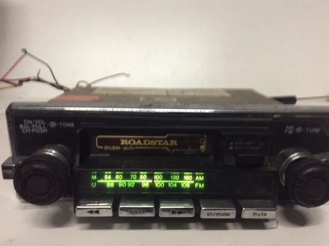 Rádio roadstar para carro antigo