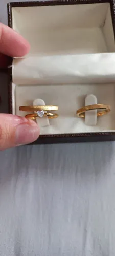 Alianças banhadas a ouro 18k antialérgicas temos a pronta entrega