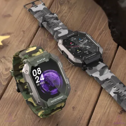 Smartwatch A Prova D'água 5ATM Certificação Contra Impacto C20 2 Pulseiras