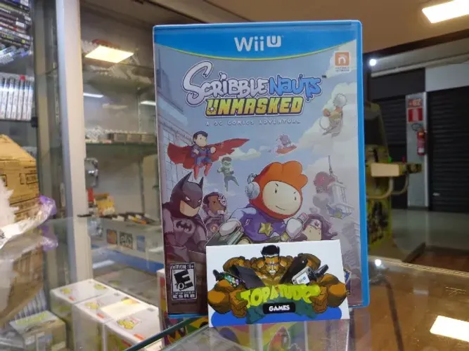 Jogo Scribble Nauts Unmasked Wii U Conservado
